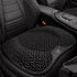 Black Breathable Gel Seat Cushion - 46 x 46 cm Honeycomb Cooling Car and Office Chair Pad with TPR Gel Surface, Foam Support and Reinforced Fabric Base for Everyday Sitting