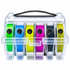 Fishing Line Spool Storage Box - Portable Transparent Multi Spool Organiser with Carry Handle, Tangle Free Line Management for Nylon, PE and Leader Tackle