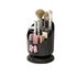 Large capacity cosmetic storage box black with bow tie