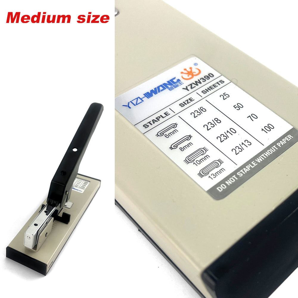 Heavy Duty Medium Size Stepler With Free 2000x23/8 Steples Office Stationary