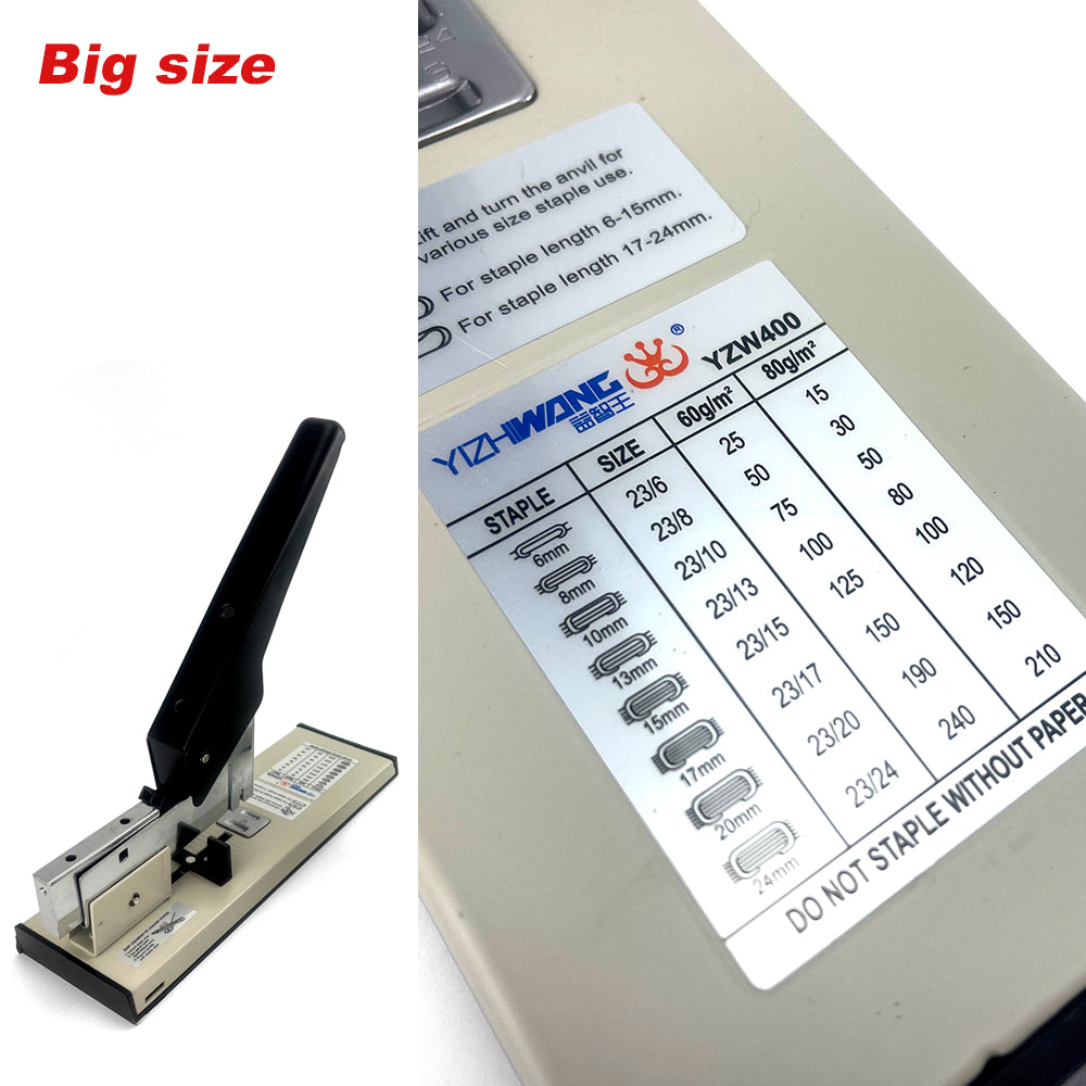 Heavy Duty Big Size Stepler With Free 2000x23/20 Steples Office Stationary