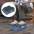 Legs Seated Walking Machine Leg Trainer Device Fitness Healthy Blue Exerciser Massager