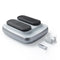 Portable Electric Circulation Leg Trainer Exerciser Machine With Remote Control Silver