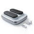 Portable Electric Circulation Leg Trainer Exerciser Machine With Remote Control Silver