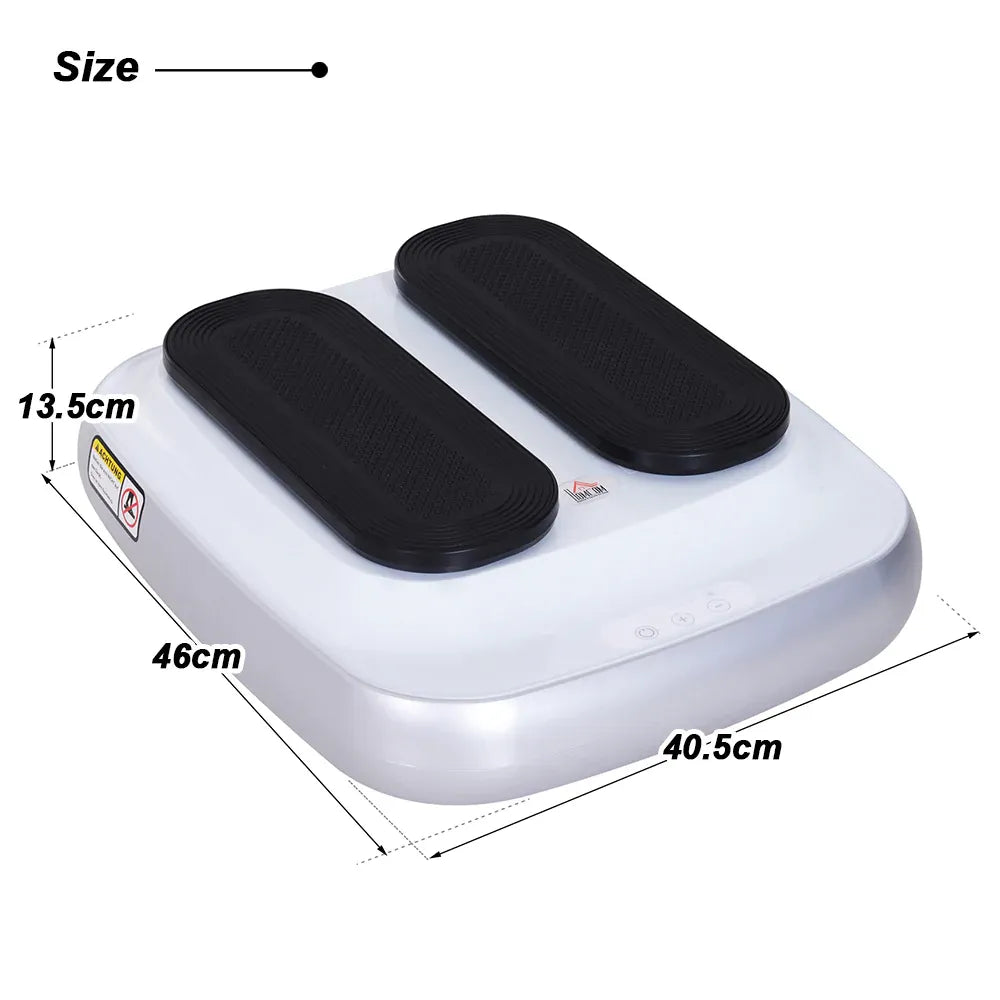 FORCE Portable Electric Circulation Leg Trainer Exerciser Machine With Remote Control Silver