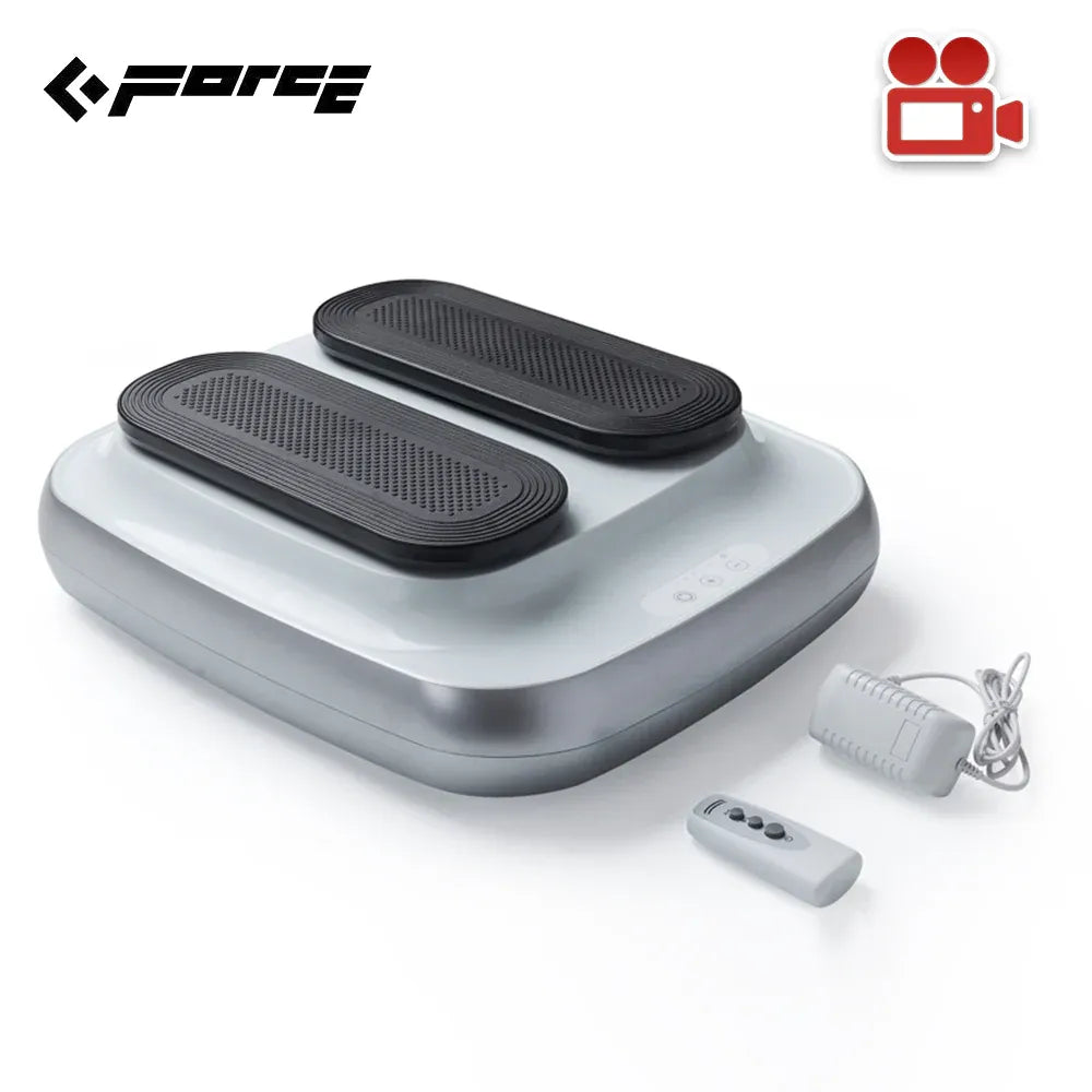 Portable Electric Circulation Leg Trainer Exerciser Machine With Remote Control Silver