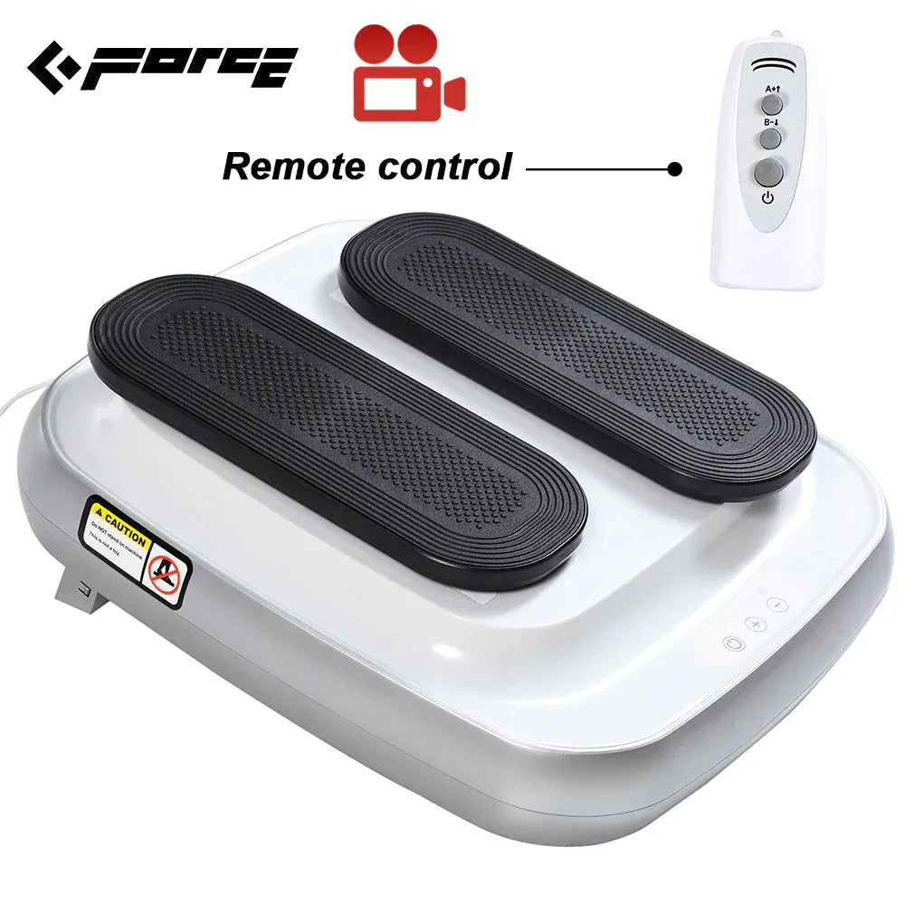 Portable Electric Circulation Leg Trainer Exerciser Machine With Remote Control Silver
