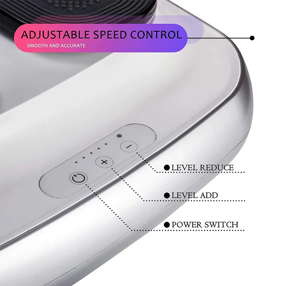 Portable Electric Circulation Leg Trainer Exerciser Machine With Remote Control Silver