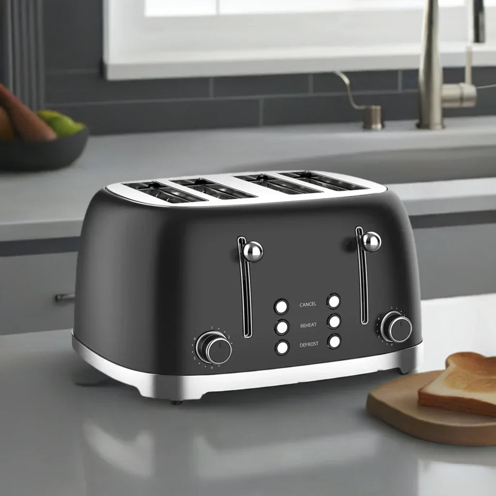 Multitoast Plus 4-Slice Popup Toaster With Ceramic Heating Element