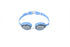 Junior mirrored lens swimming goggles silver