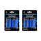 Brillar D Platinum Alkaline Batteries 2pk