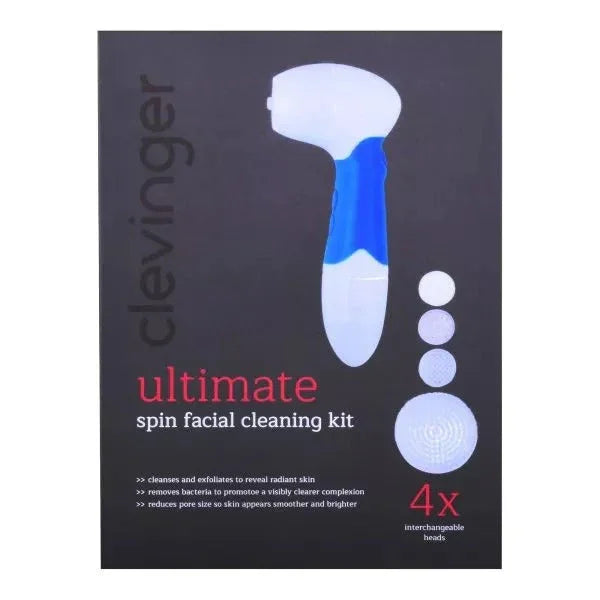Ultimate Spin Facial Cleansing Brush Set - 4 Heads