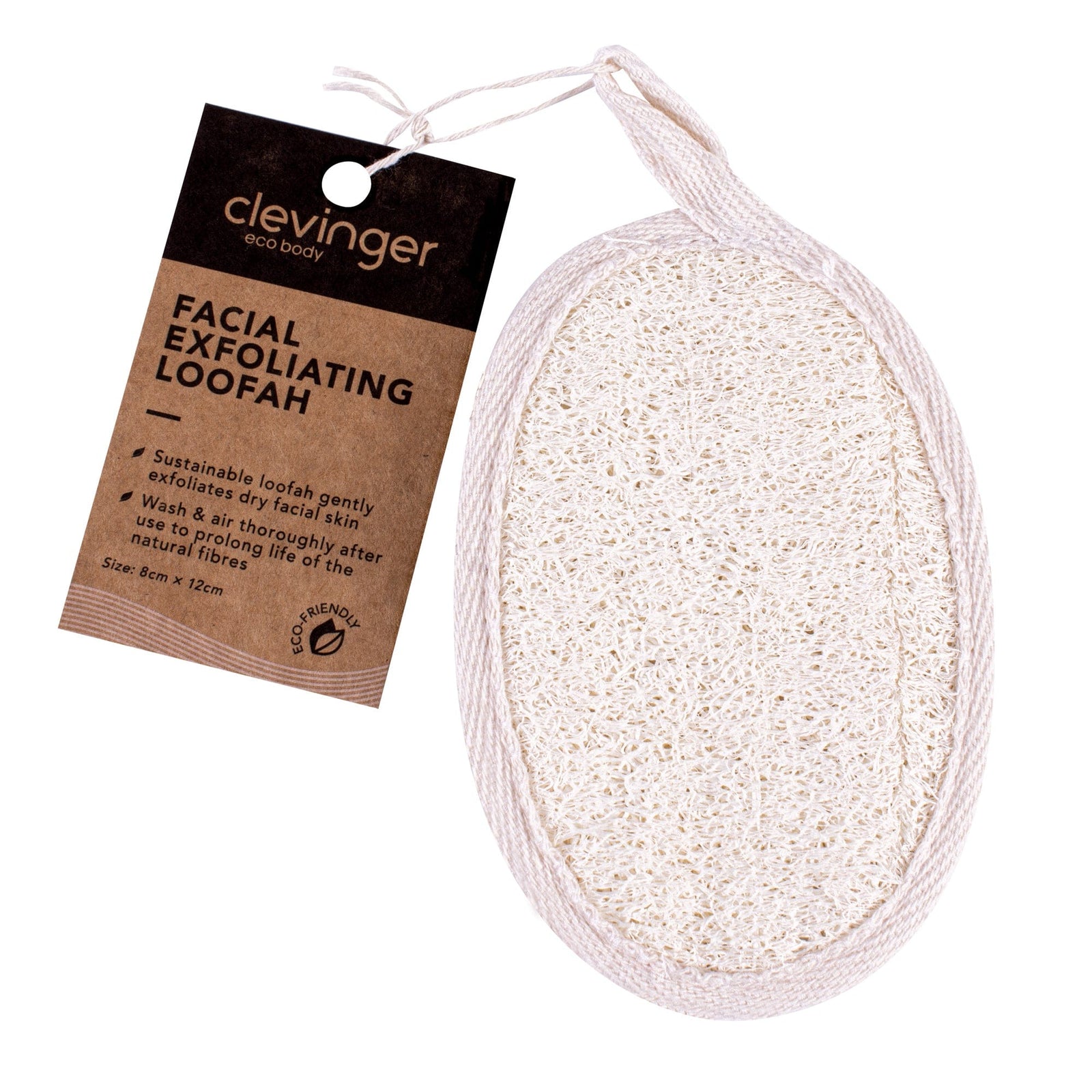 Clevinger Eco Oval Facial Exfoliating Loofah