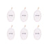 6 pcs Clevinger Eco Oval Facial Exfoliating Loofah – Biodegradable Skin Exfoliation Pads
