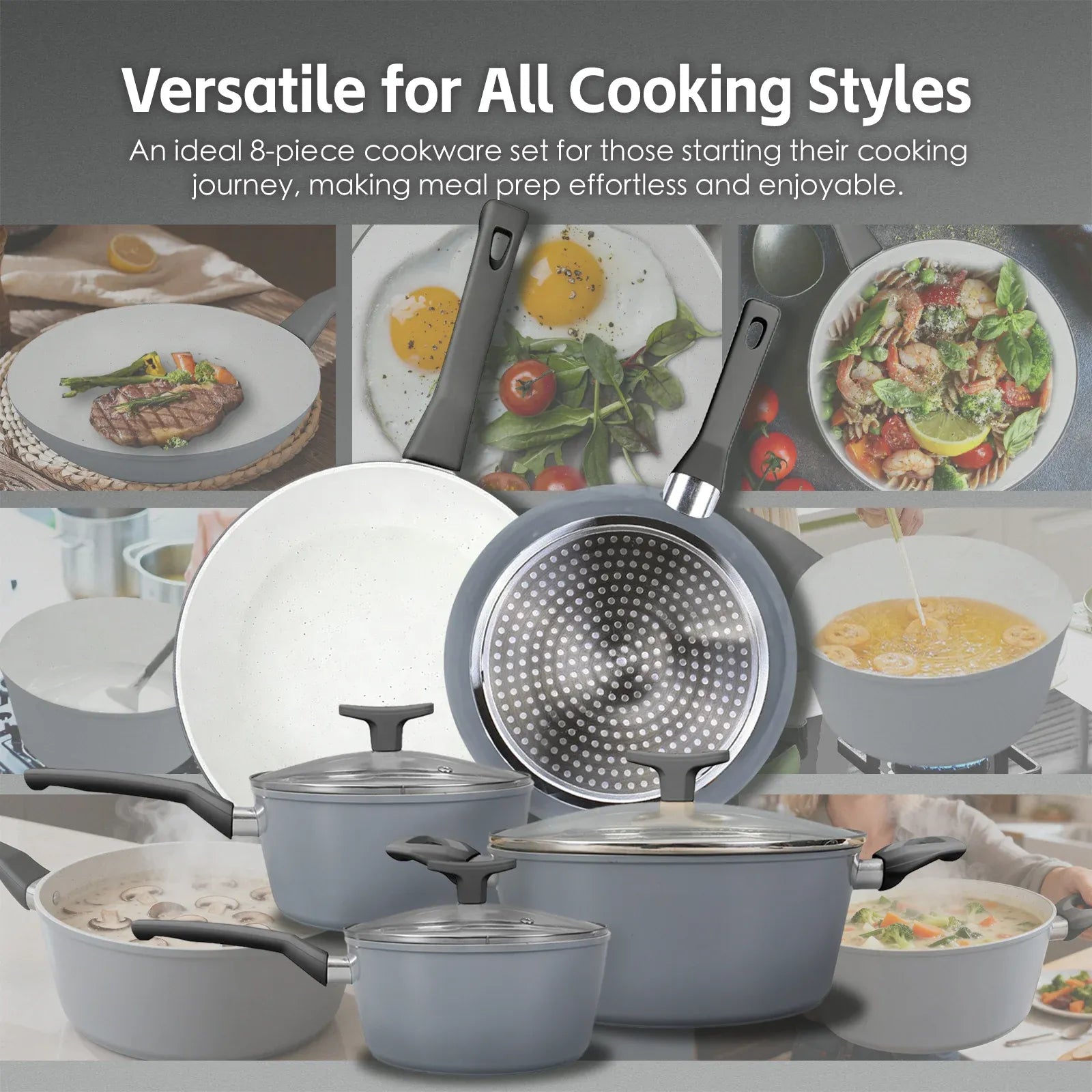 NON-STICK SAUCEPAN WITH LID - 20CM