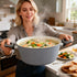 CLEVINGER 24CM NON-STICK CASSEROLE WITH LID