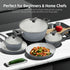 CLEVINGER 24CM NON-STICK CASSEROLE WITH LID