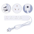 4 Outlet Power Board with 1 Meter Lead Cable