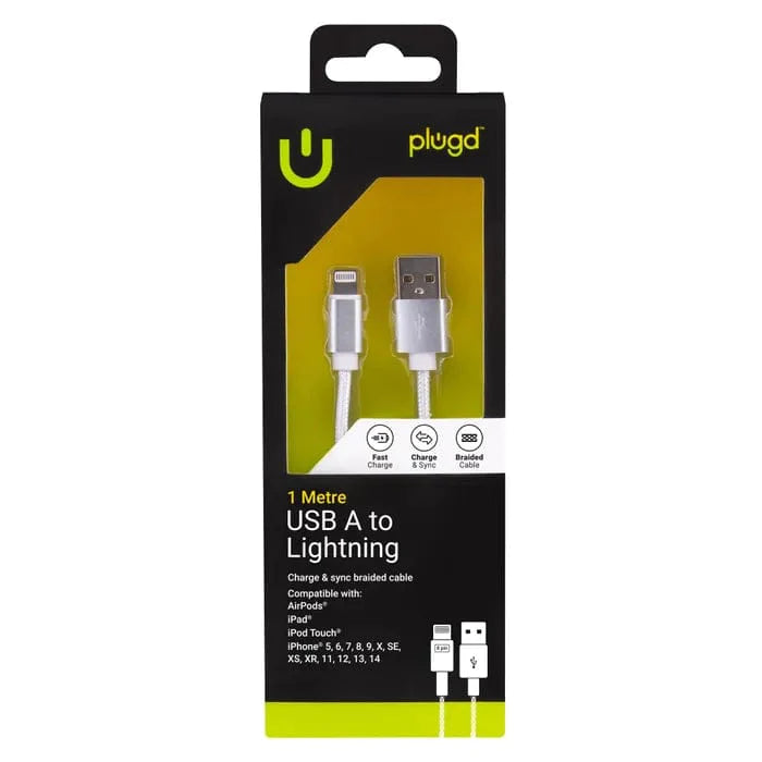 1M Charge & Sync USB A to Lightning Cable