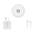 20W USB-C & USB-A Fast Charging Wall Charger + 15W Qi Wireless Charging Pad – Dual-Mode Power Kit