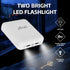 5000mAh Fast Charge Power Bank with 4 Built-in Cables and LED Lights