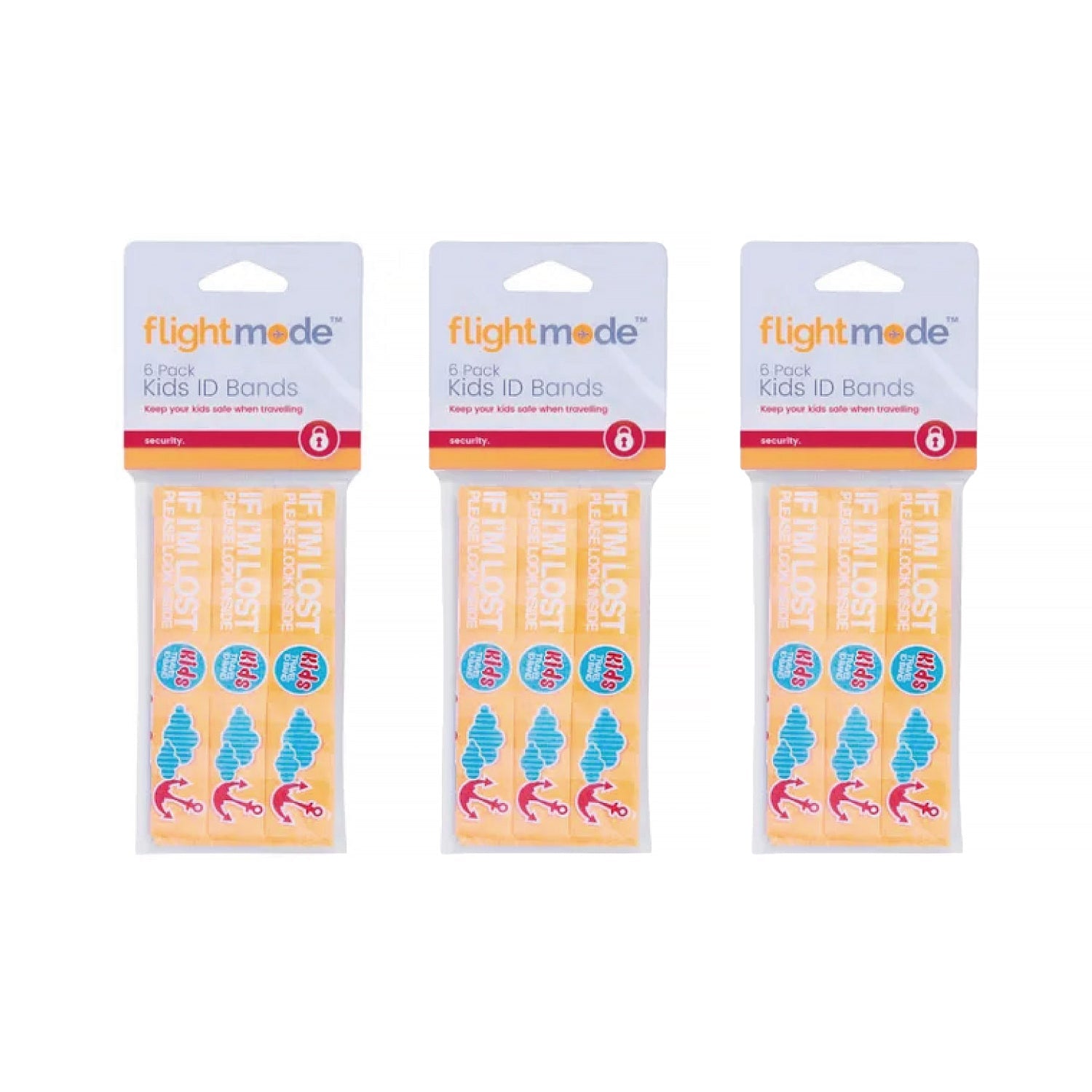 Flightmode Kids ID Band 18 Pack