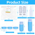 8 Pcs Travel Bottles Set for Toiletries