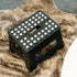 Folding Stool – 29cm Portable, 125kg Capacity, Non‑Slip, Compact, Black