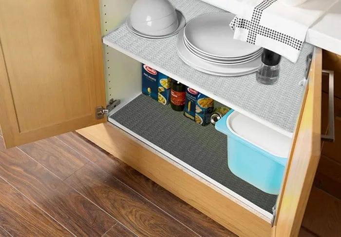 Kitchen Placemat Drawer Liner Cabinet Mat Non Slip EVA Plastic Grip Waterproof 30x150cm 200GSM