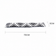 2 Pack Door Draught Stopper Sand Filled Cotton Draft Blocker 78cm