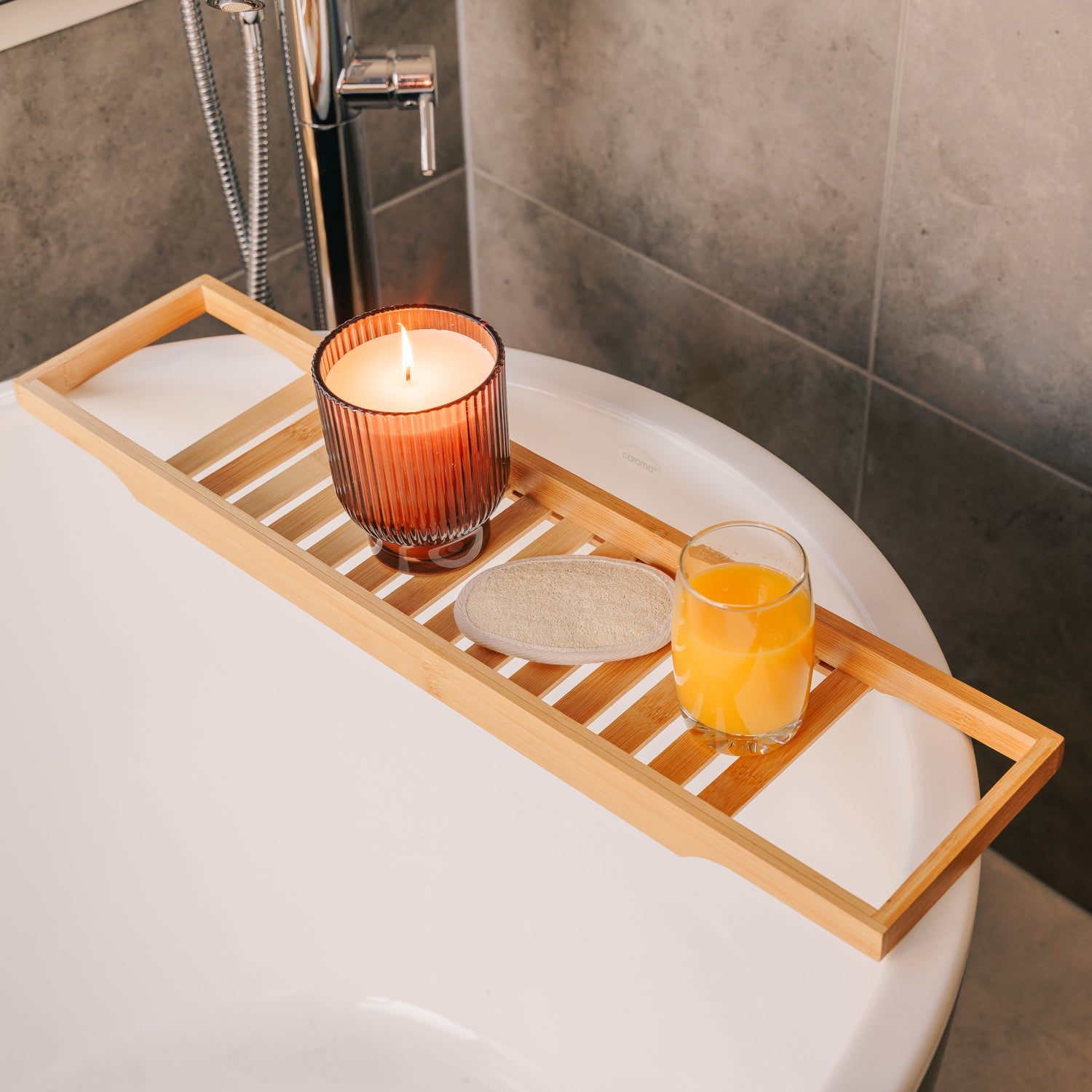 Bamboo Bath Caddy 64x15cm