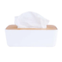 Bamboo Fiber Tissue Box Tissue Dispenser Organizer