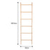 180cm 6 Steps Bamboo Towel Ladder