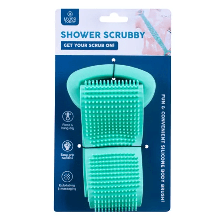 Shower Scrubby Teal / Pink - Pink