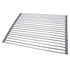 Silver Over Sink Draining Rack with Anti-Slip Grips