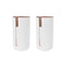 2 Pcs Bamboo Lid Toilet Roll Storage Holder – Clevinger Series, Eco-Friendly Moso Bamboo