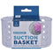 Small Shower Basket Soap Holder Kitchen Organizer with Suction Cups