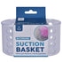 Small Shower Basket Soap Holder Kitchen Organizer with Suction Cups