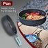 3Pcs Camping Cooking Set – Lightweight Anodised Aluminium Outdoor Cookware Kit with Heat-Resistant Handles