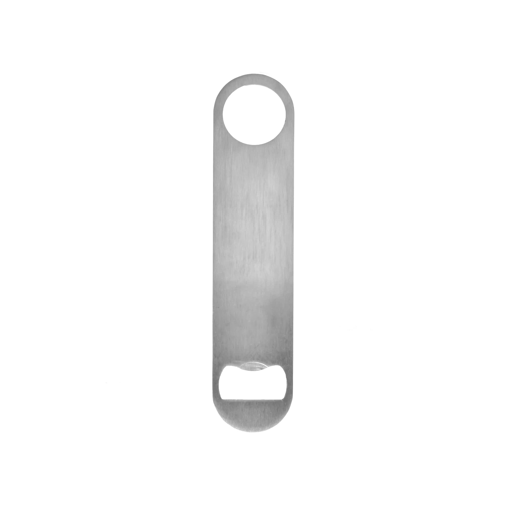 Stainless Steel Contemporary Flat Bar Blade Bottle Opener