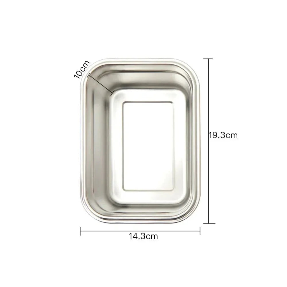 Stainless Steel Bamboo Extra Large Lunch Box 2000ml