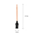Beechwood & silicone basting brush charcoal