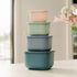 Cook Easy 4PC Square Nested Food Storage Set