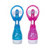 Handhold Battery Powered Personal Water Spray Fan-Blue/Pink - Blue