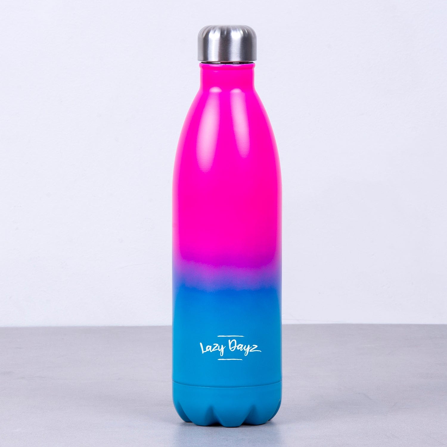 Lazy Dayz Jumbo Drink Bottle 1L - Pink Blue Ombre