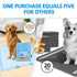 200pcs Dog Absorbent Training Pad 60 x 60 cm