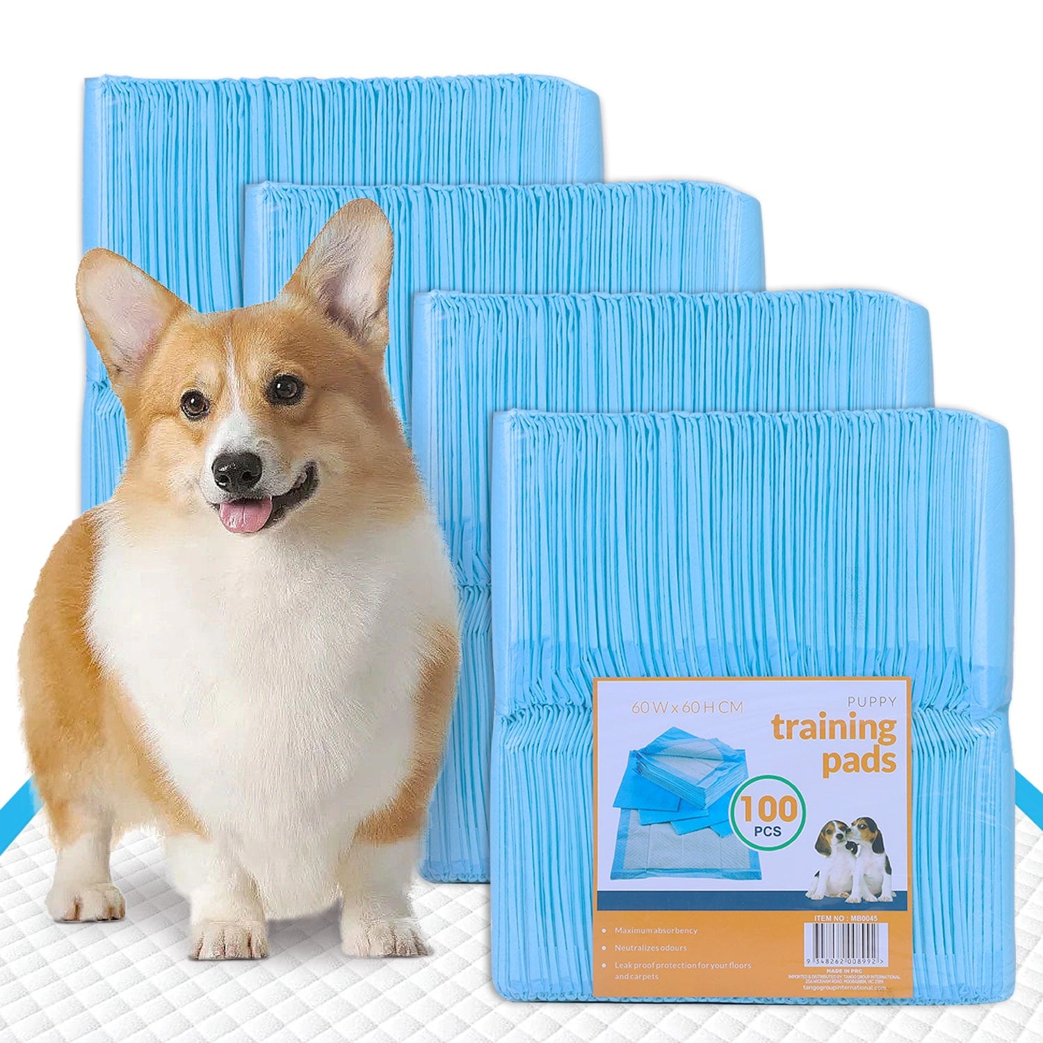 400pcs Dog Absorbent Training Pad 60 x 60 cm