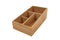 Bamboo Storage Box with 4 Slots