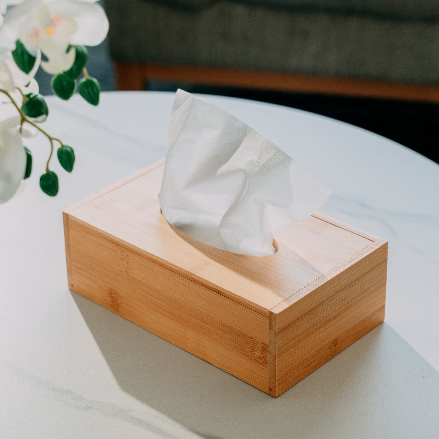 Bamboo Tissue Box