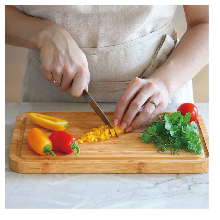 Bamboo Rectangle Steak Board with Cover